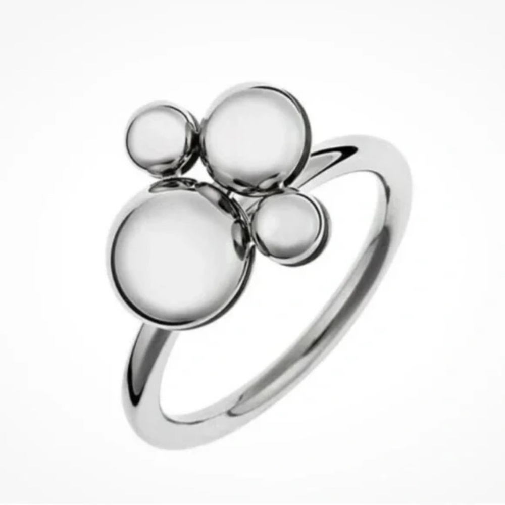 Calvin Klein Silver Fidget Ring